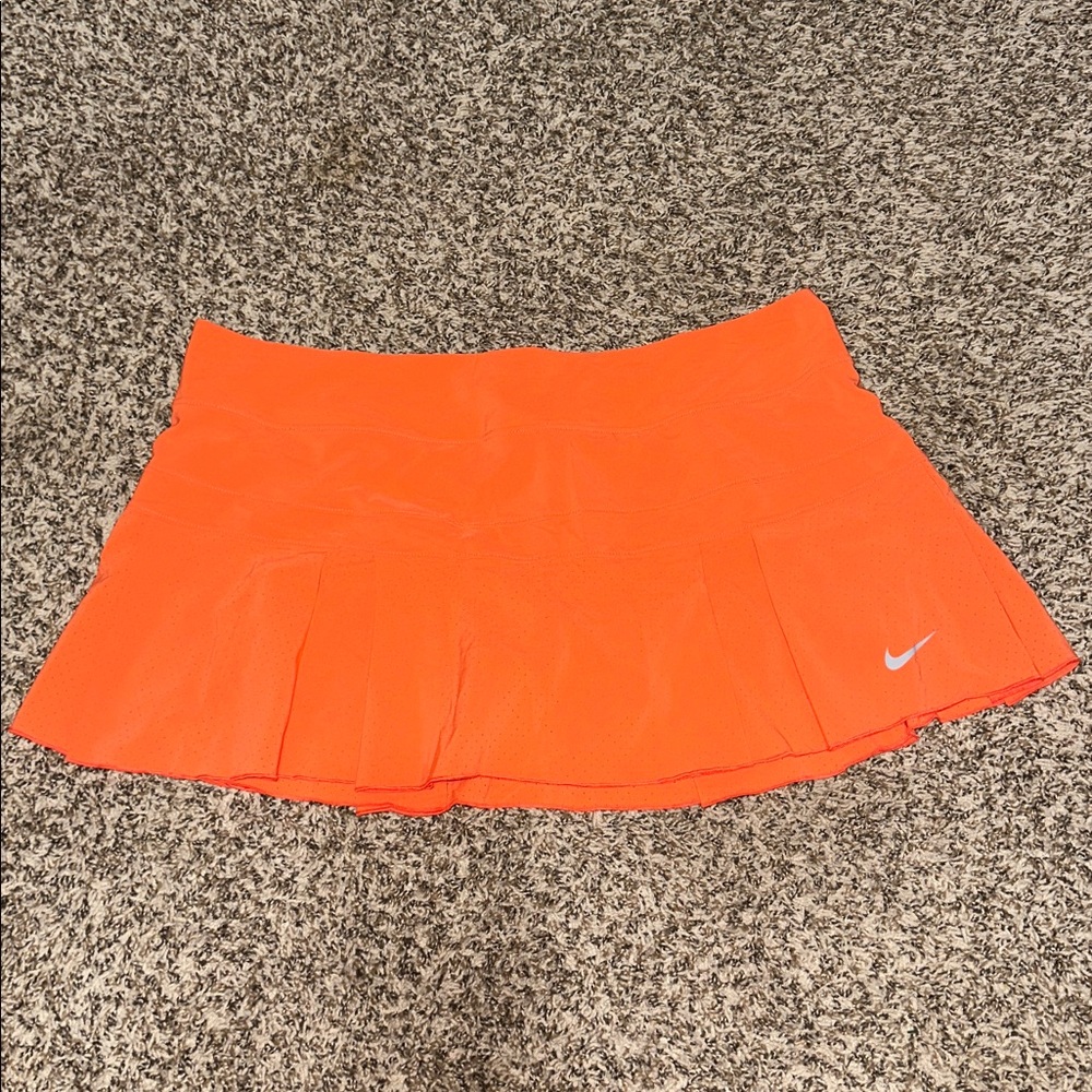 Nike Vibrant Orange Athletic Skirt